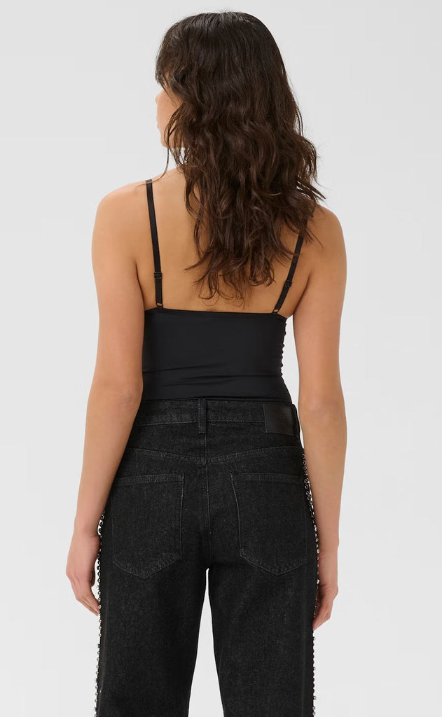 Gestuz Topp - Cami Blonde - Black