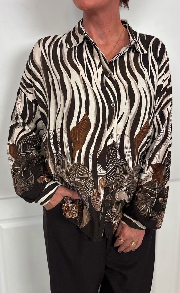 Marta Du Chateau Skjorte - Capri - MoroPH1344DB