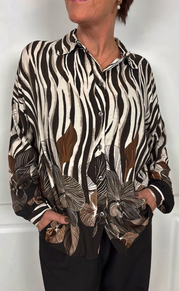 Marta Du Chateau Skjorte - Capri - MoroPH1344DB