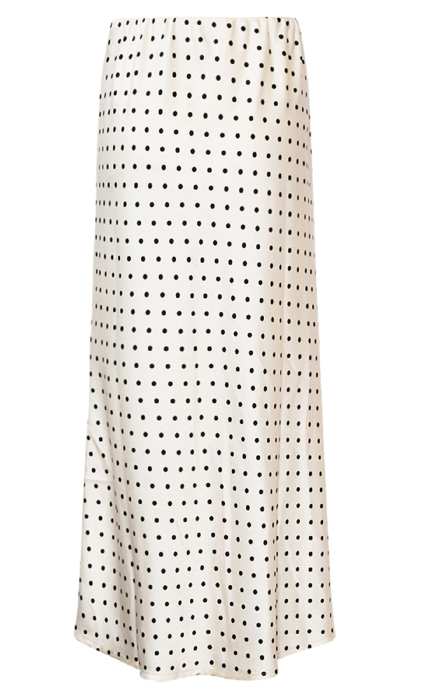 Noella Skjørt - Kenya - Carmine White Print
