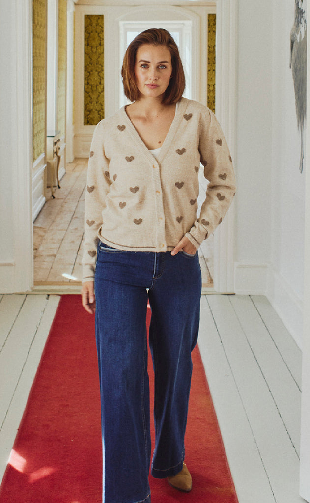 Freequent Cardigan - Faith - Moonbeam Mel w. Desert Mel