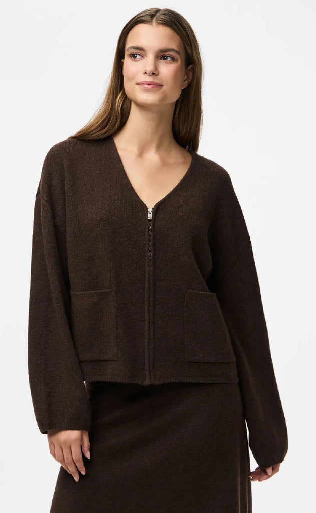 Pieces Cardigan - Junna - Hot Fudge