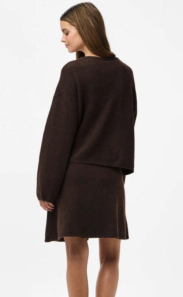 Pieces Cardigan - Junna - Hot Fudge