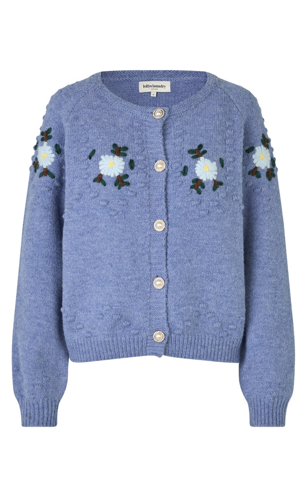 Lollys Laundry Cardigan - Gracelynn LL - Blue Melange