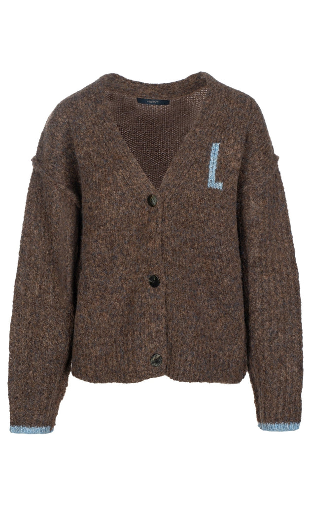 Luxzuz Cardigan - Ellio - Choco Lux