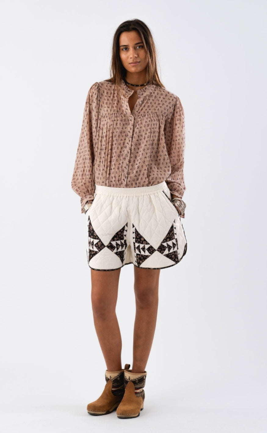 Lollys Laundry Skjorte - Cara - Flower Print