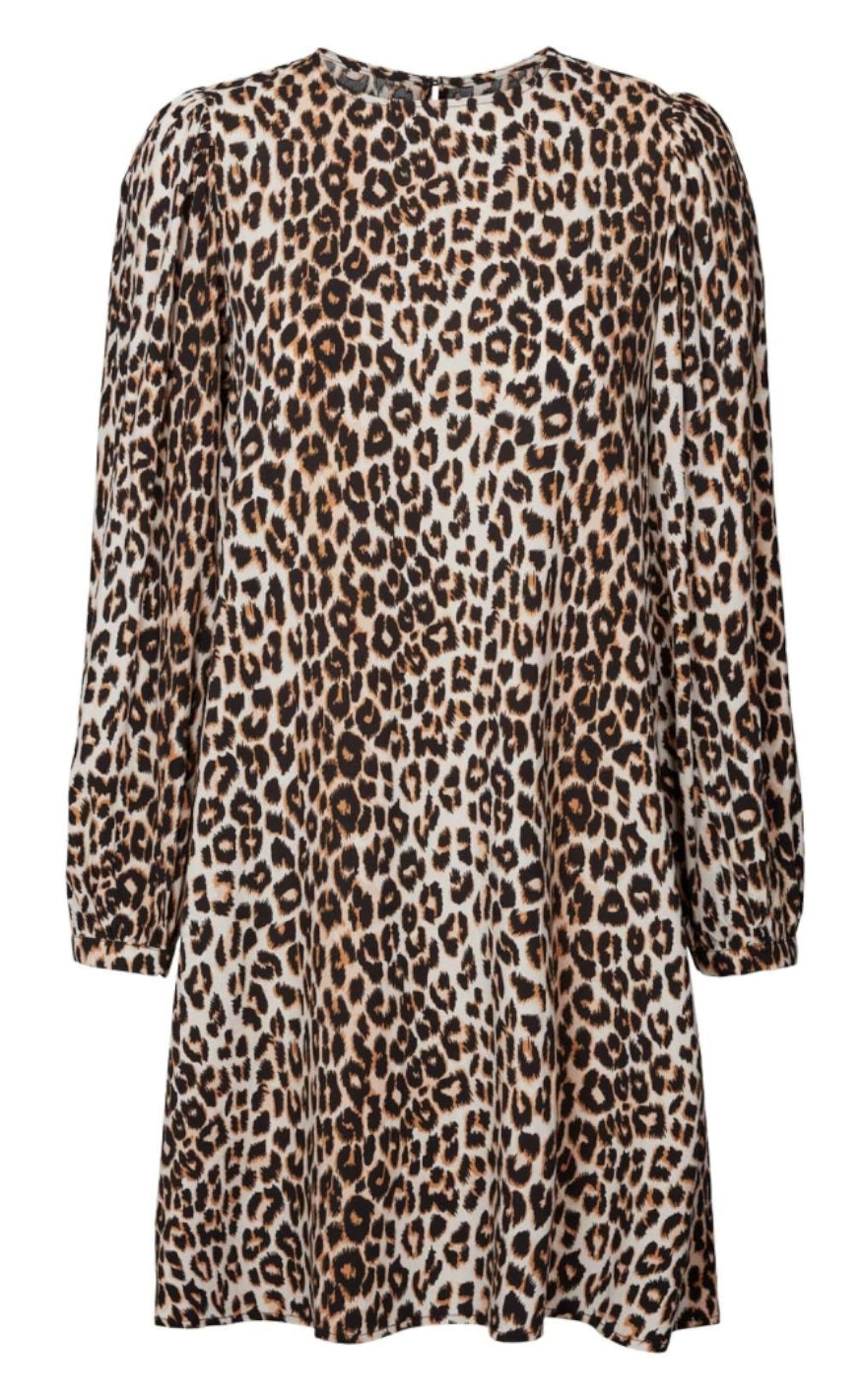 Lollys Laundry Kjole - Carla - Leopard Print