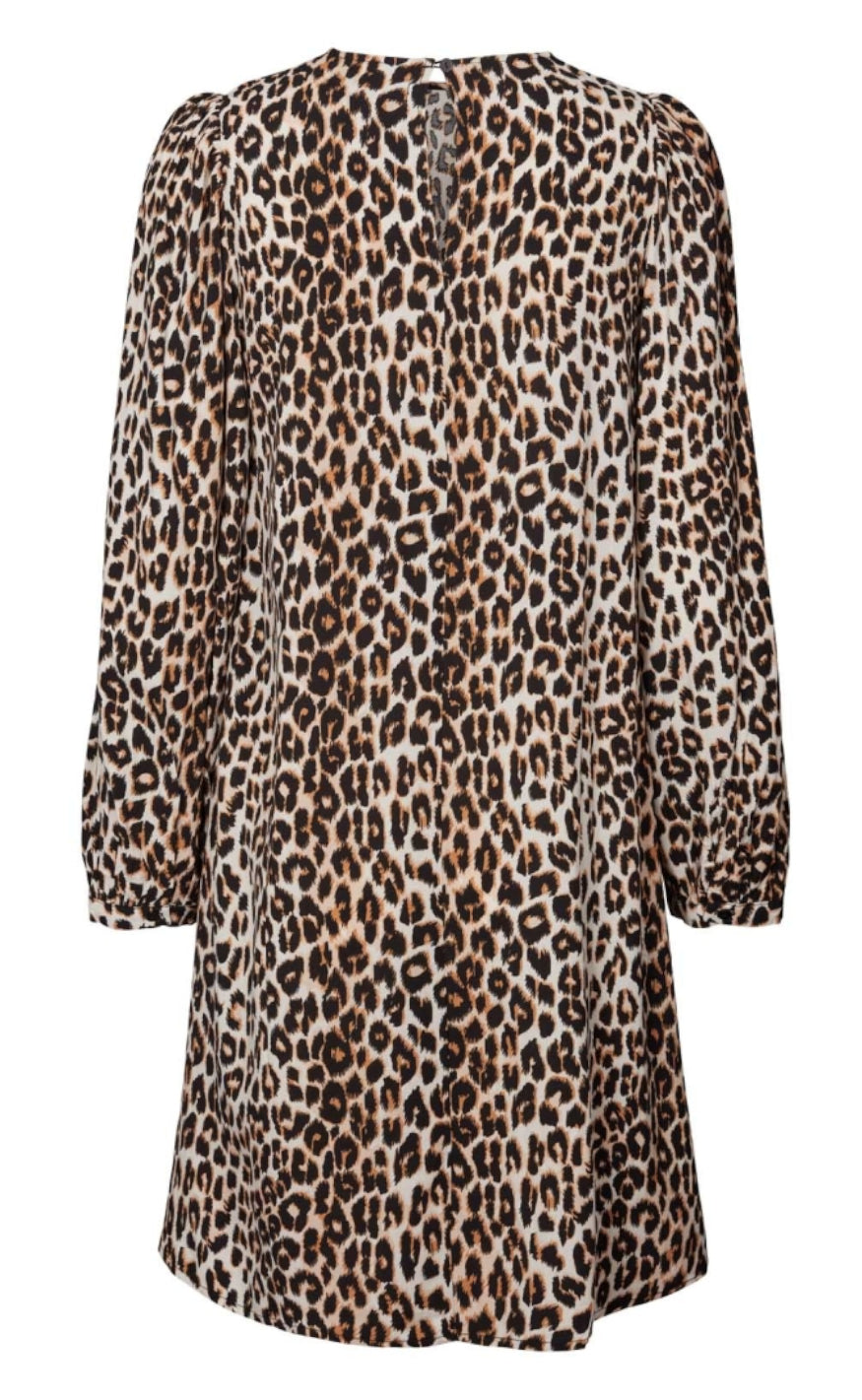 Lollys Laundry Kjole - Carla - Leopard Print