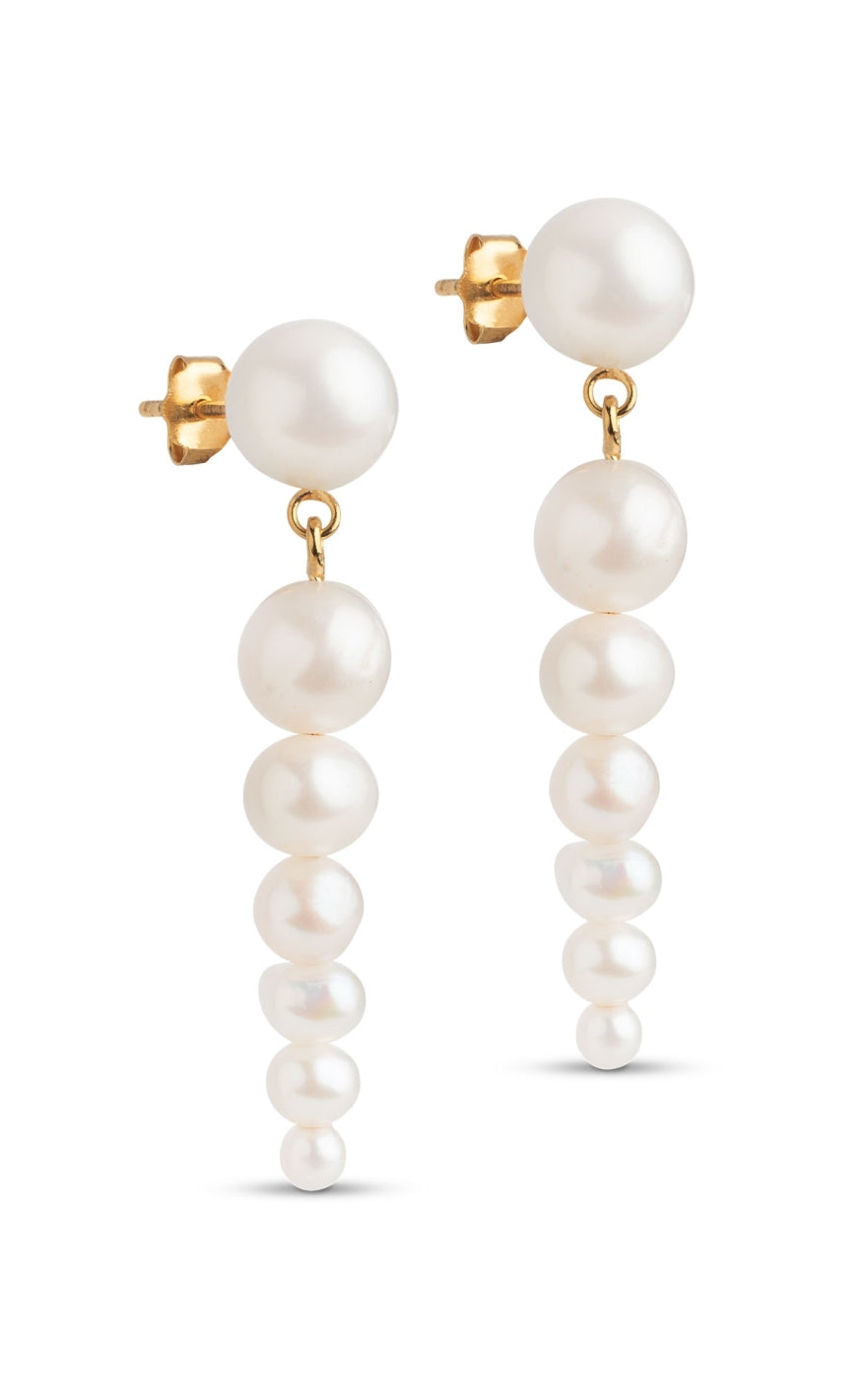 ENAMEL Copenhagen Øreringer - Carmen - Pearls
