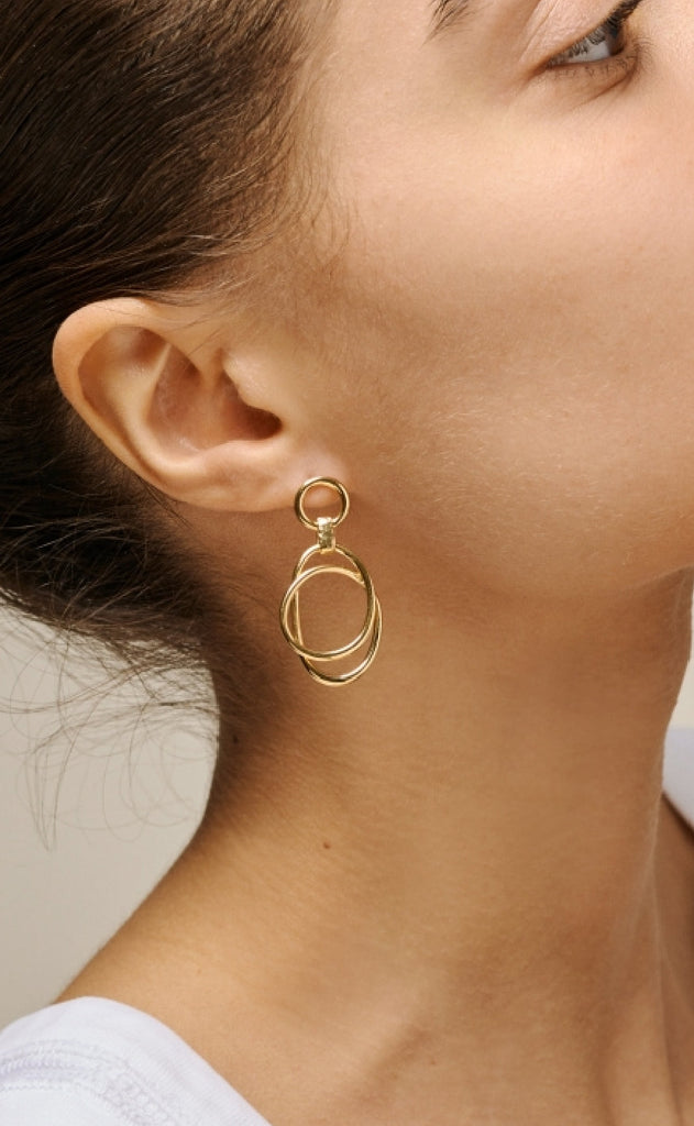 ENAMEL Copenhagen Øreringer - Carina - Gold Colour