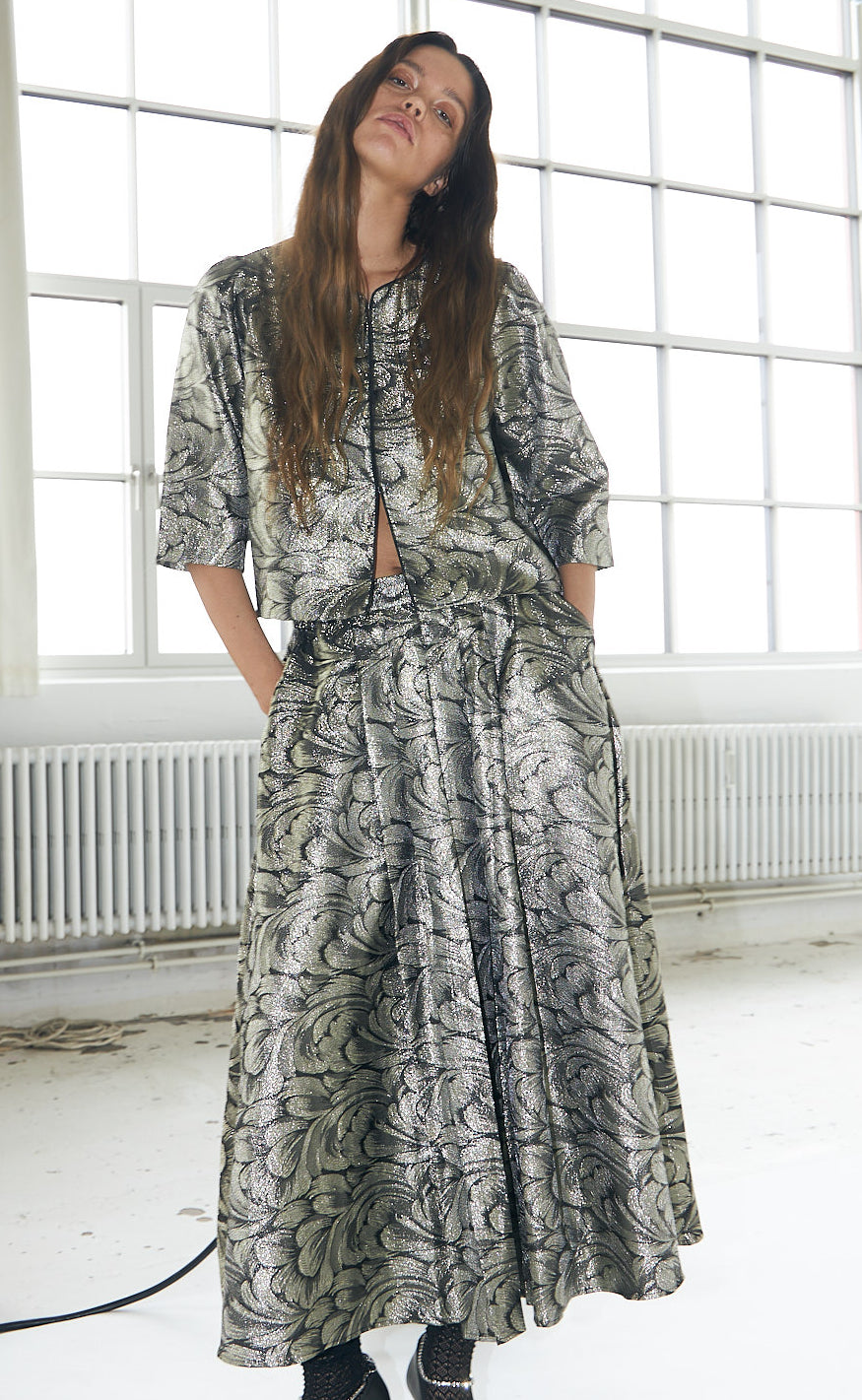 Lollys Laundry Skjørt - Catalina - Silver