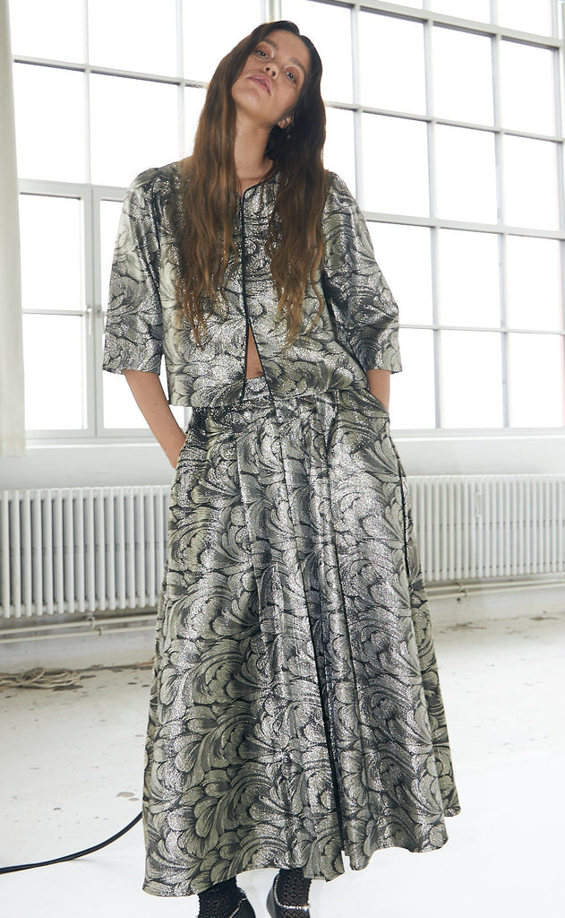 Lollys Laundry Skjørt - Catalina - Silver