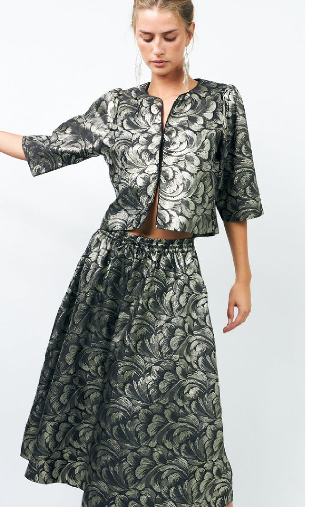 Lollys Laundry Skjørt - Catalina - Silver