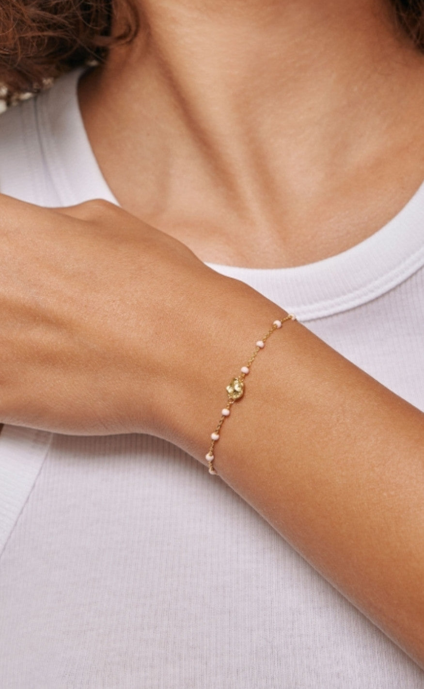 ENAMEL Copenhagen Armbånd - Lola Refined - Light Pink