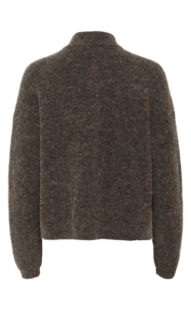 Gestuz Cardigan - Alpha - Chestnut Melange