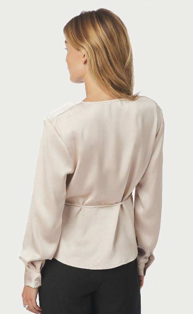 Neo Noir Bluse - Caprina Heavy Sateen - Champagne