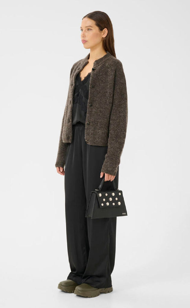 Gestuz Cardigan - Alpha - Chestnut Melange