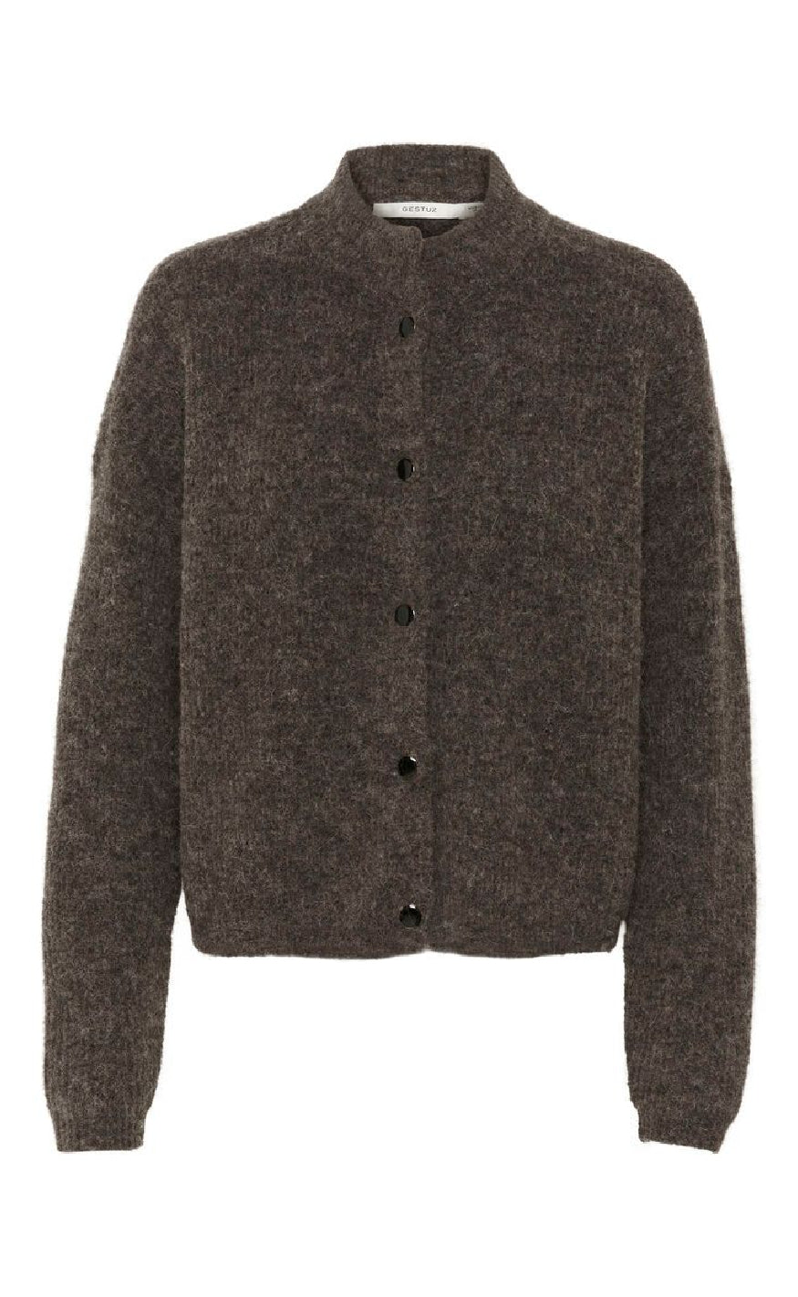 Gestuz Cardigan - Alpha - Chestnut Melange