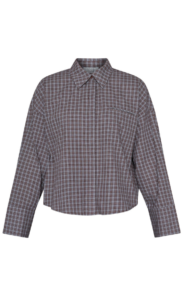 Love & Divine Skjorte - Love1495 - Brown Check