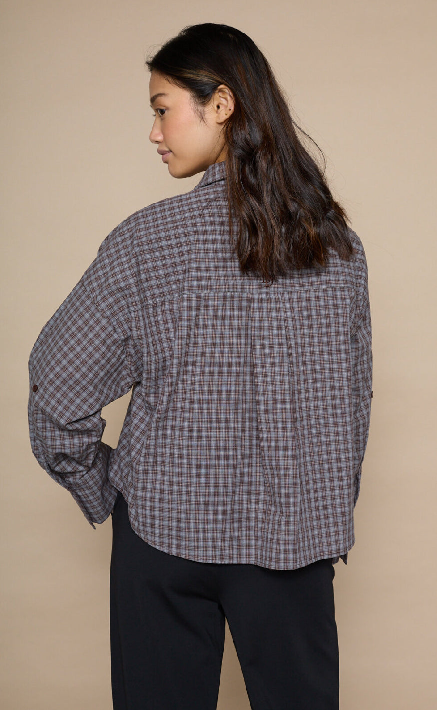 Love & Divine Skjorte - Love1495 - Brown Check