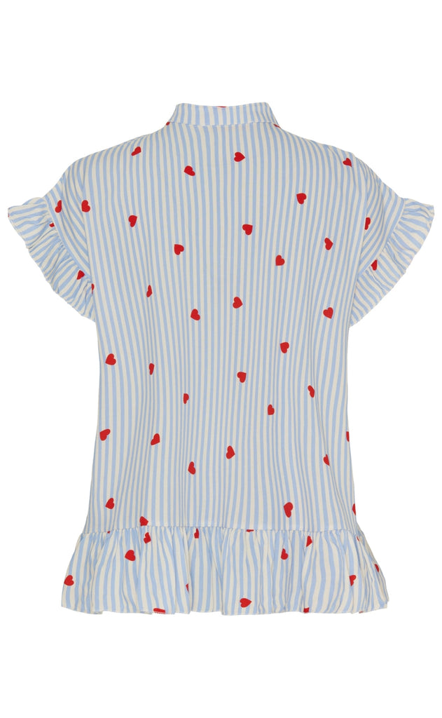 Marta Du Chateau Bluse - 5805 Cila - Celeste Heart