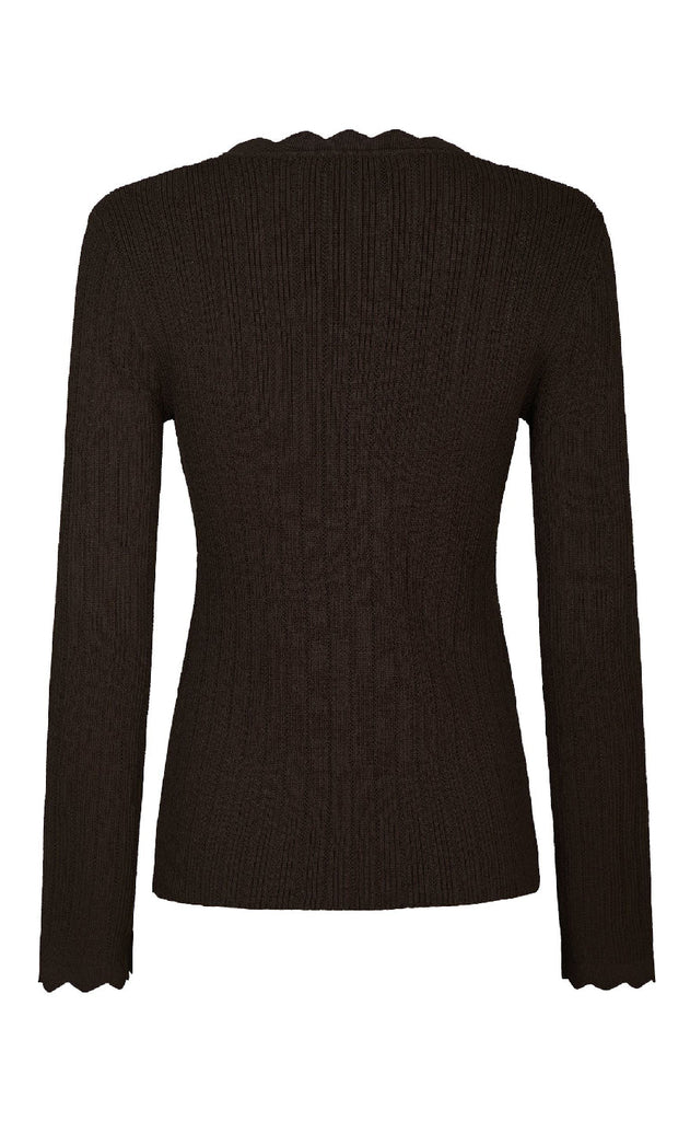 Neo Noir Bluse - Clara Stitch - Dark Brown