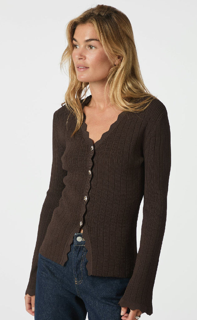 Neo Noir Bluse - Clara Stitch - Dark Brown