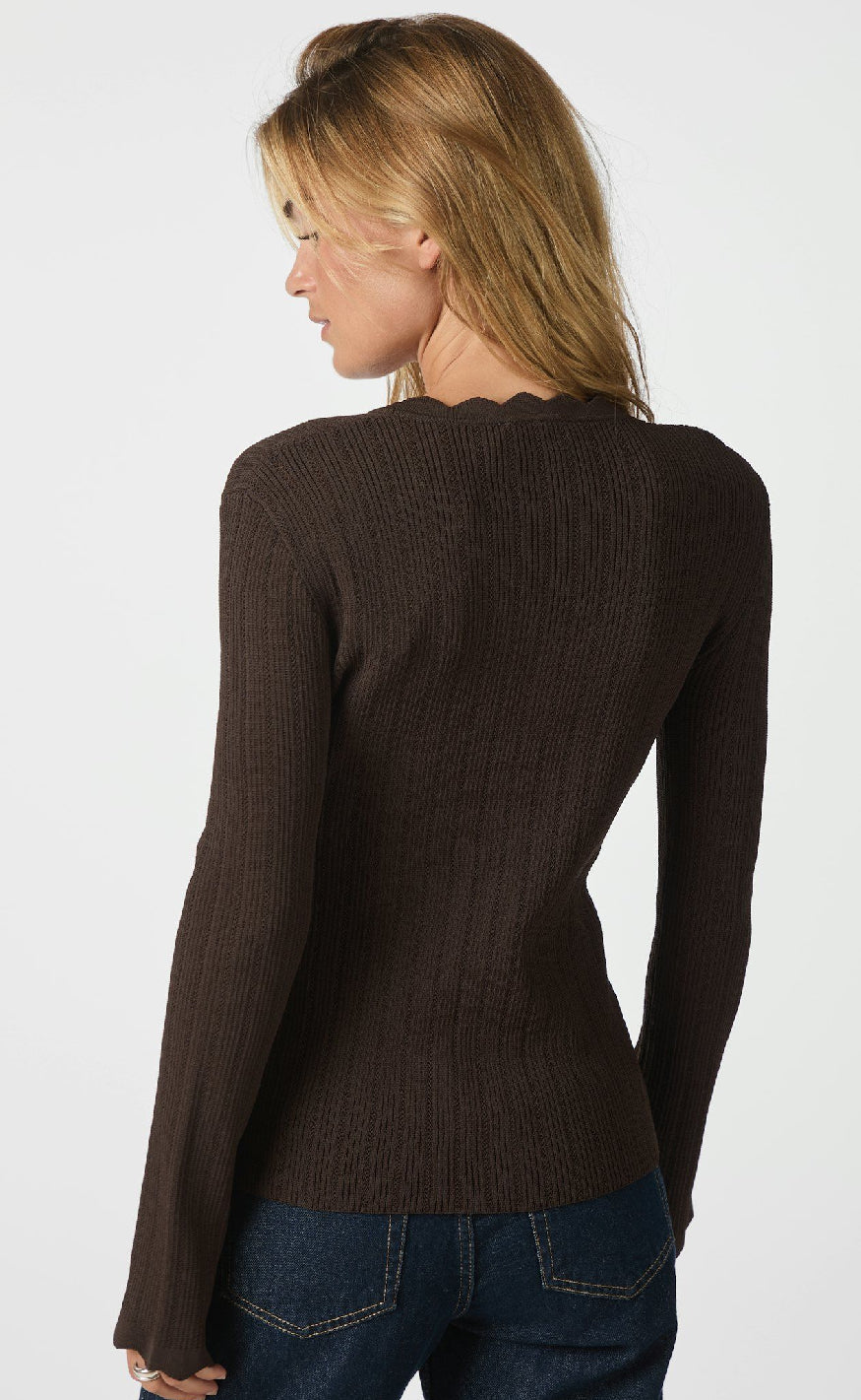 Neo Noir Bluse - Clara Stitch - Dark Brown