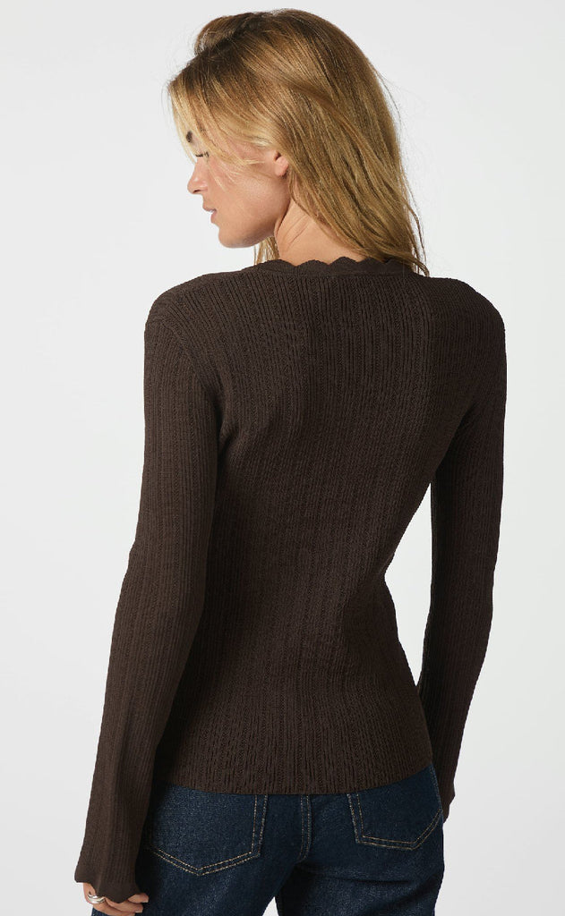 Neo Noir Bluse - Clara Stitch - Dark Brown