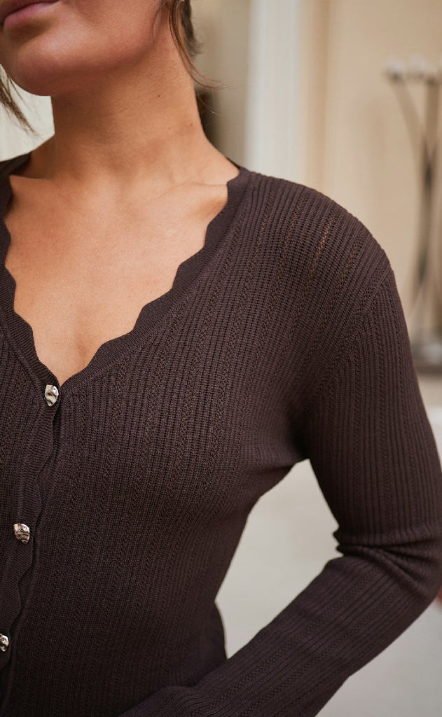 Neo Noir Bluse - Clara Stitch - Dark Brown