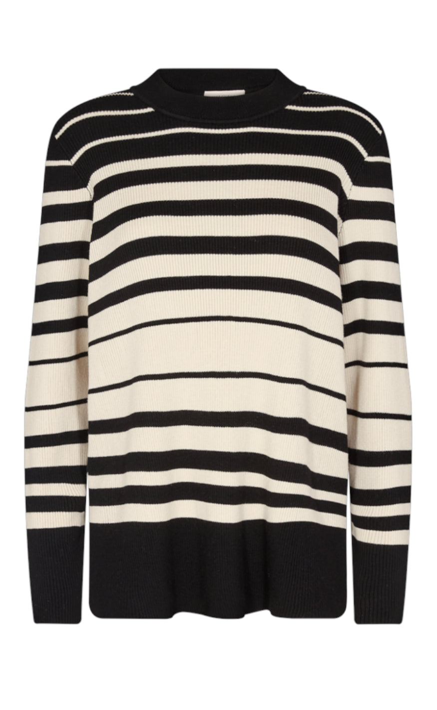 Freequent Pullover - Claudisse - Black W. Moonbeam