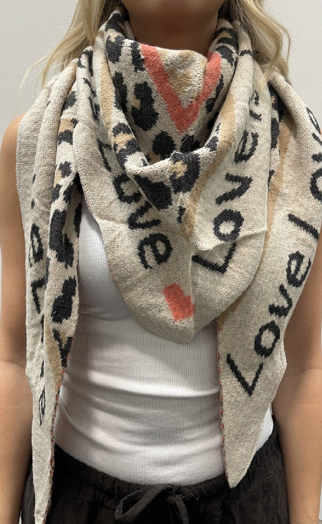 Marta Du Chateau Skjerf - Clio - Beige