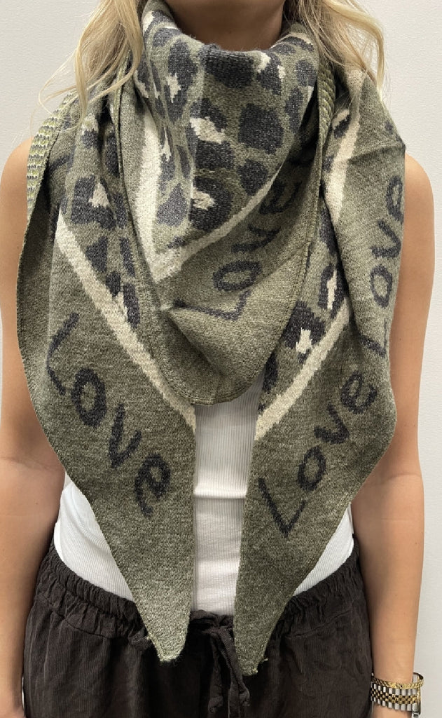 Marta Du Chateau Skjerf - Clio - Dark Green