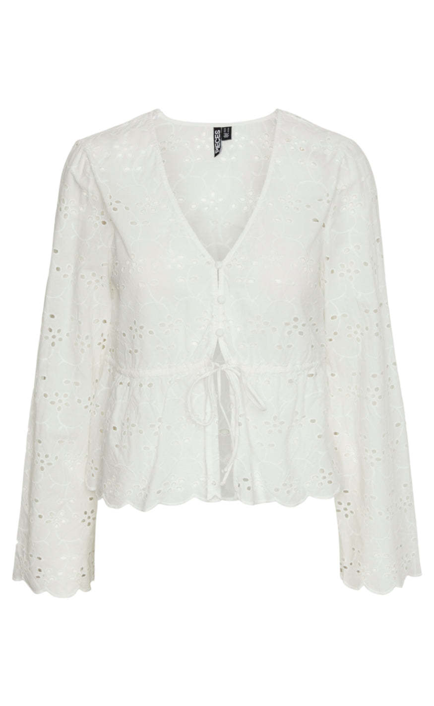 PIECES Topp - Armorine - Cloud Dancer