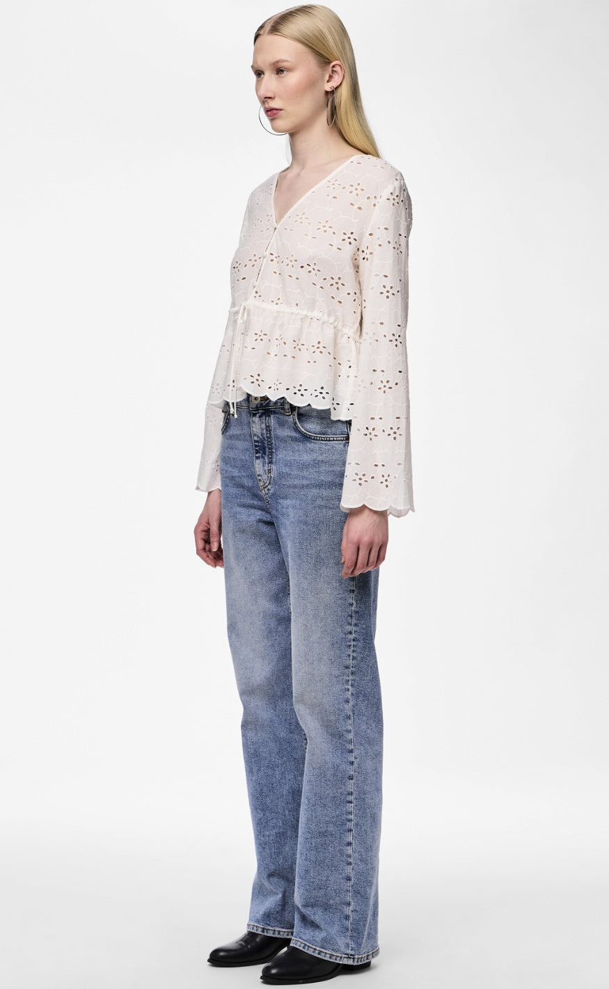 PIECES Topp - Armorine - Cloud Dancer