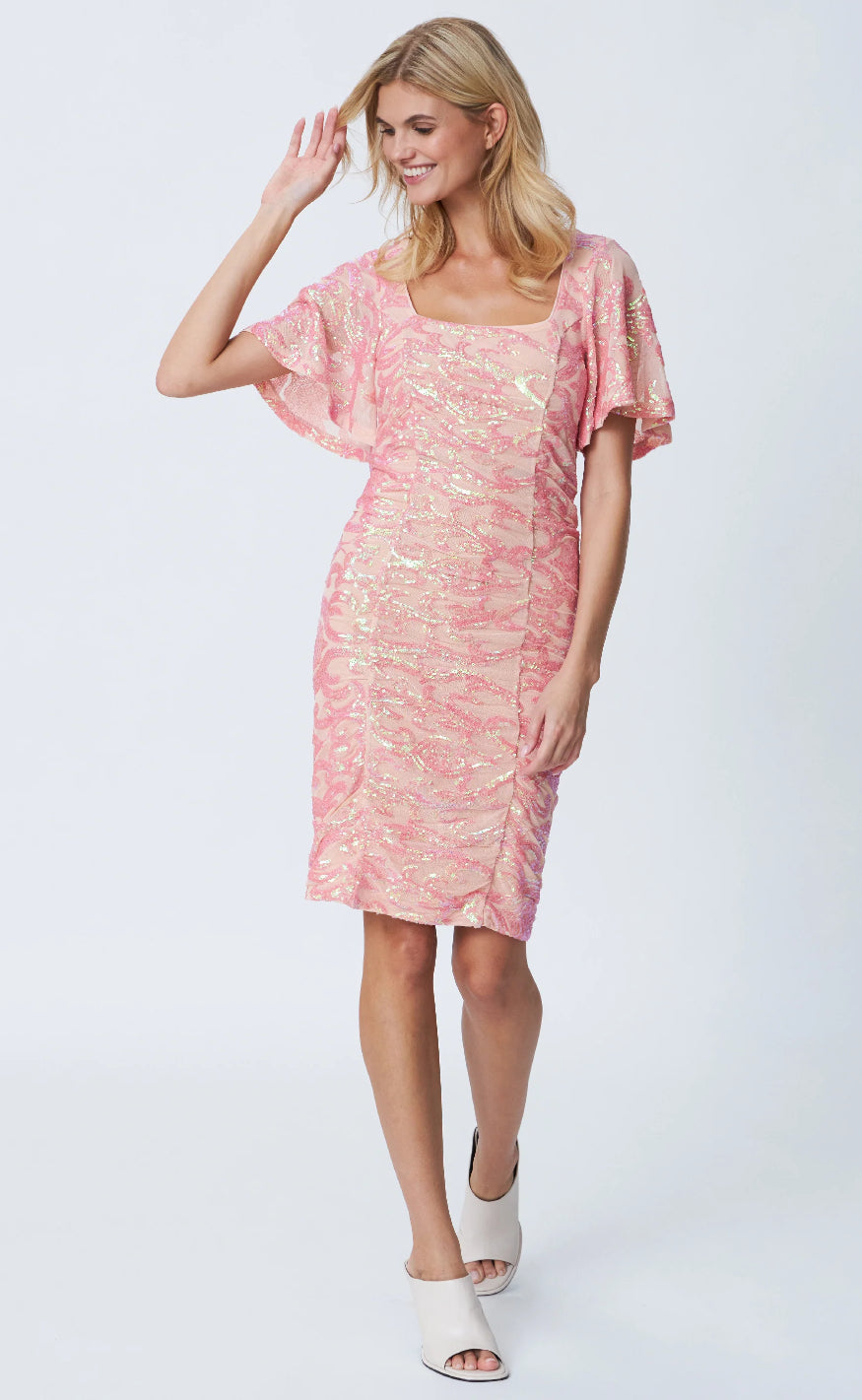 Cras Kjole - Clover - Coral Pink