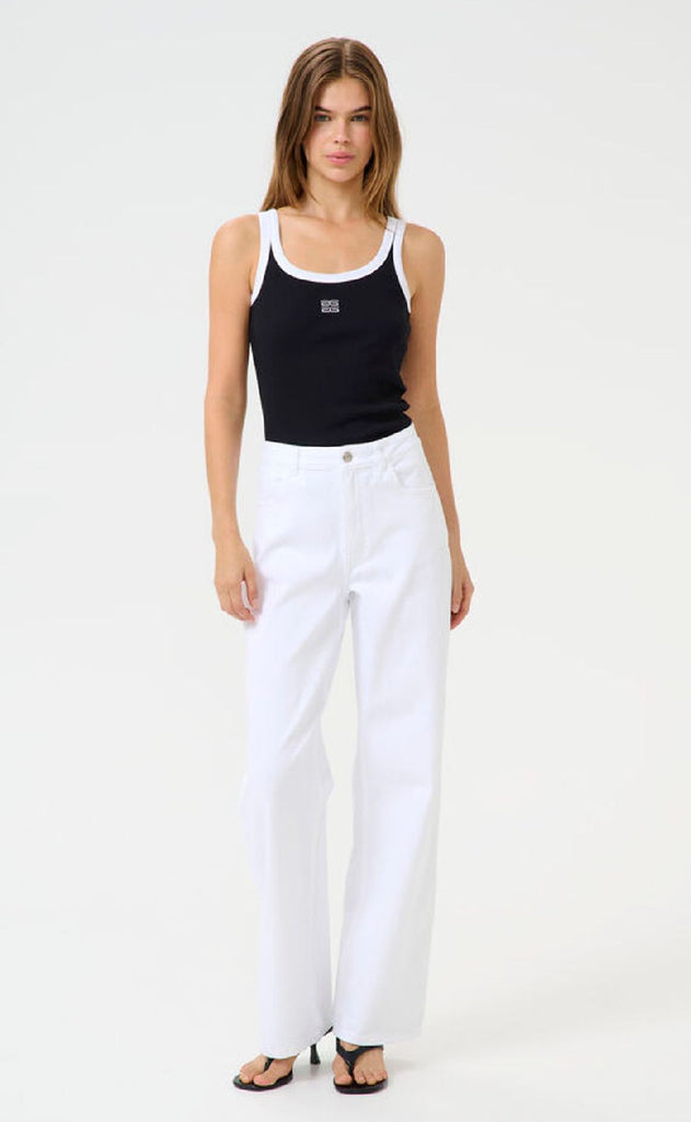 Gestuz Topp - Drew Contrast - Black