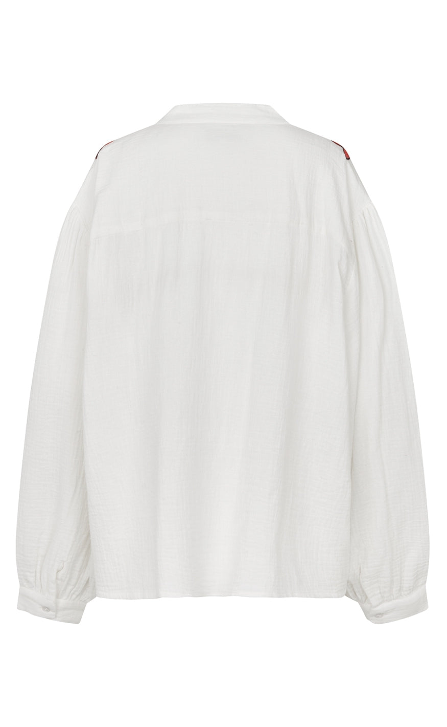 Lollys Laundry Skjorte - Scottie LS - Creme