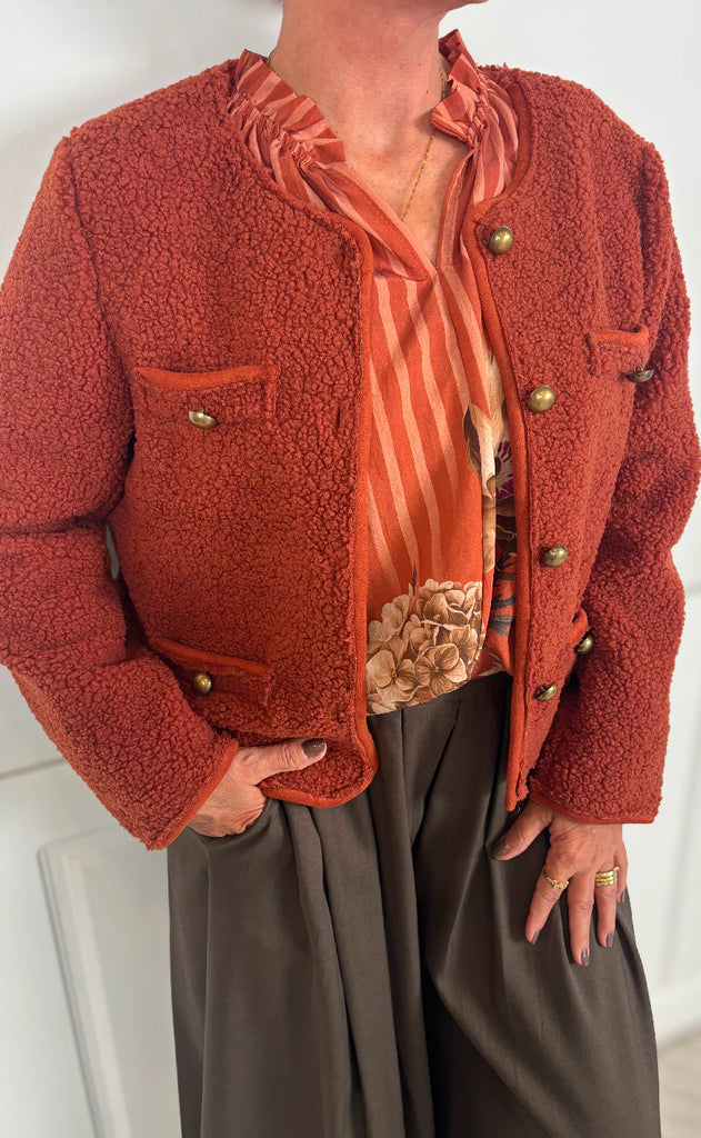 Marta Du Chateau Jakke - Frost - Coccio