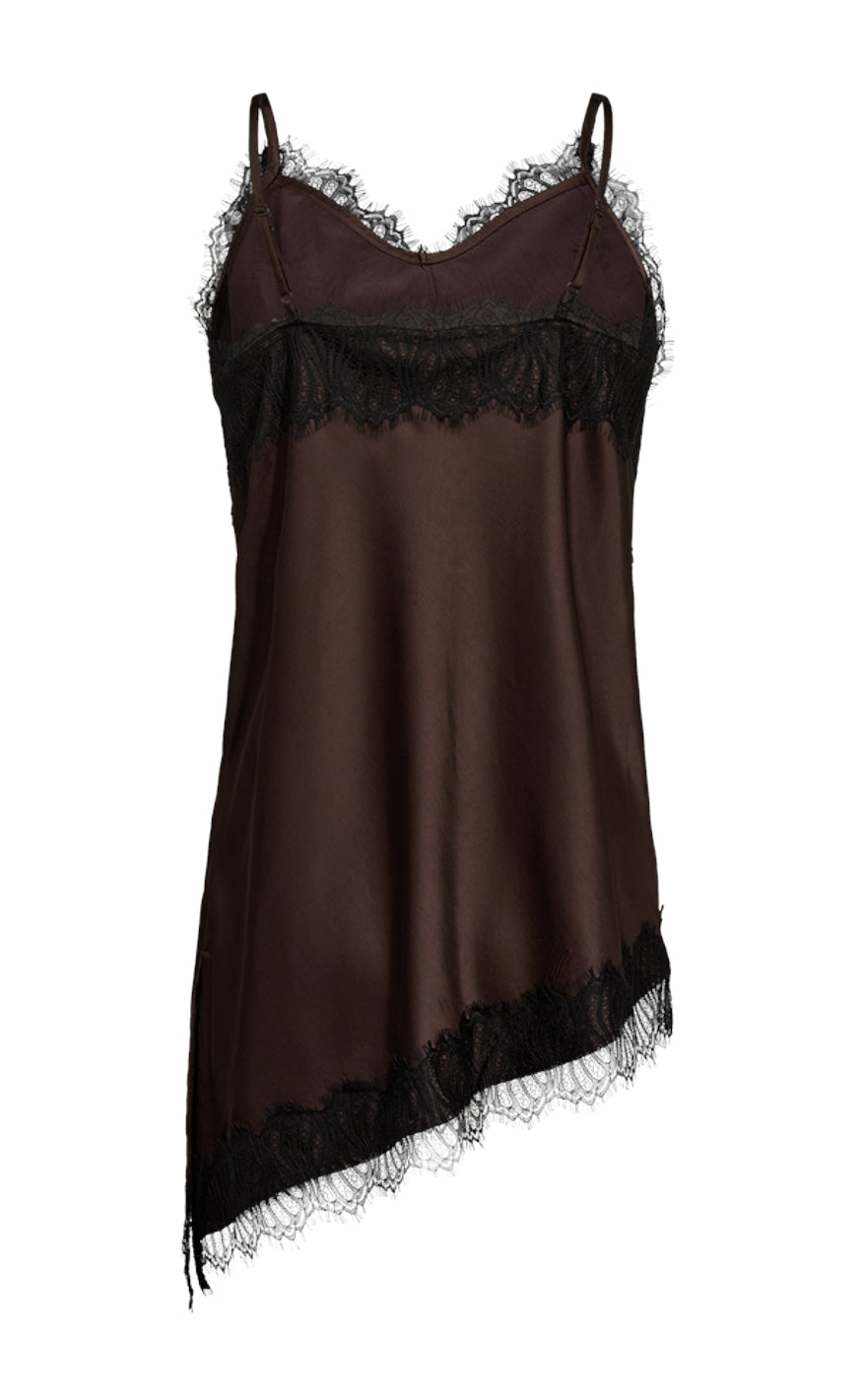 Freequent Topp - Dova - Coffee Bean w. Black