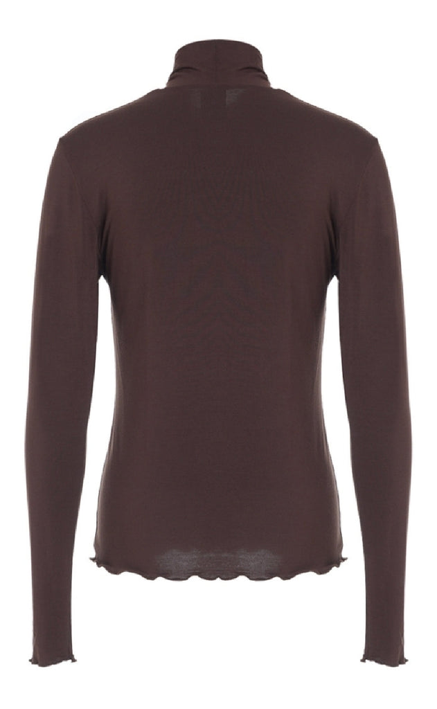 Luxzuz Bluse - Jachio - Coffee Bean