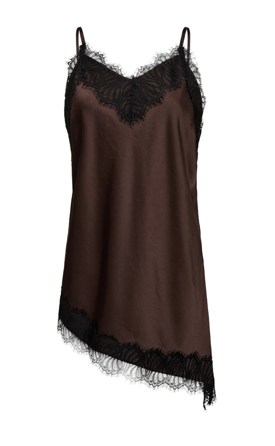 Freequent Topp - Dova - Coffee Bean w. Black