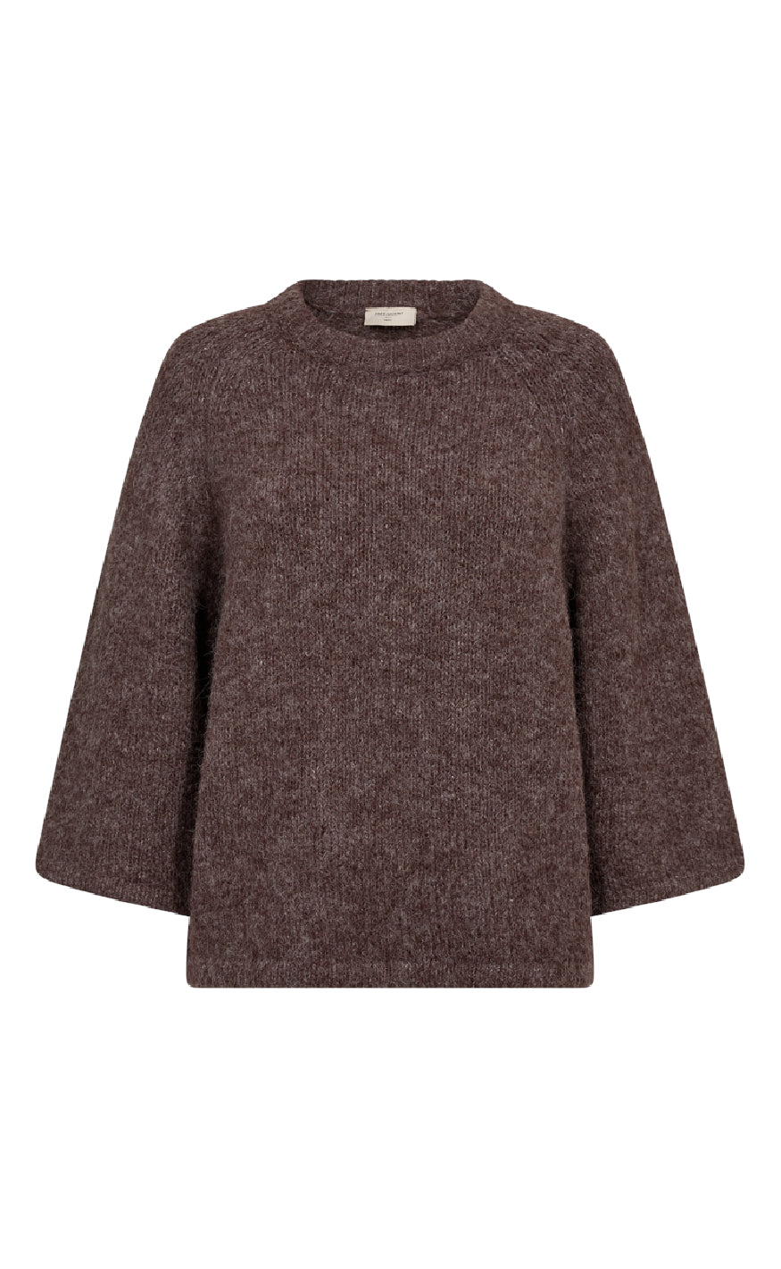 Freequent Pullover - Grslulu - Coffee Bean Melange