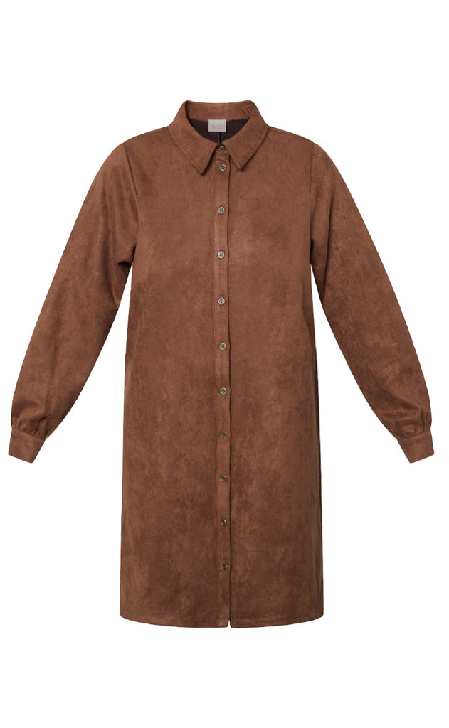 Sisters Point Kjole - Velra-DR.LS - Cognac