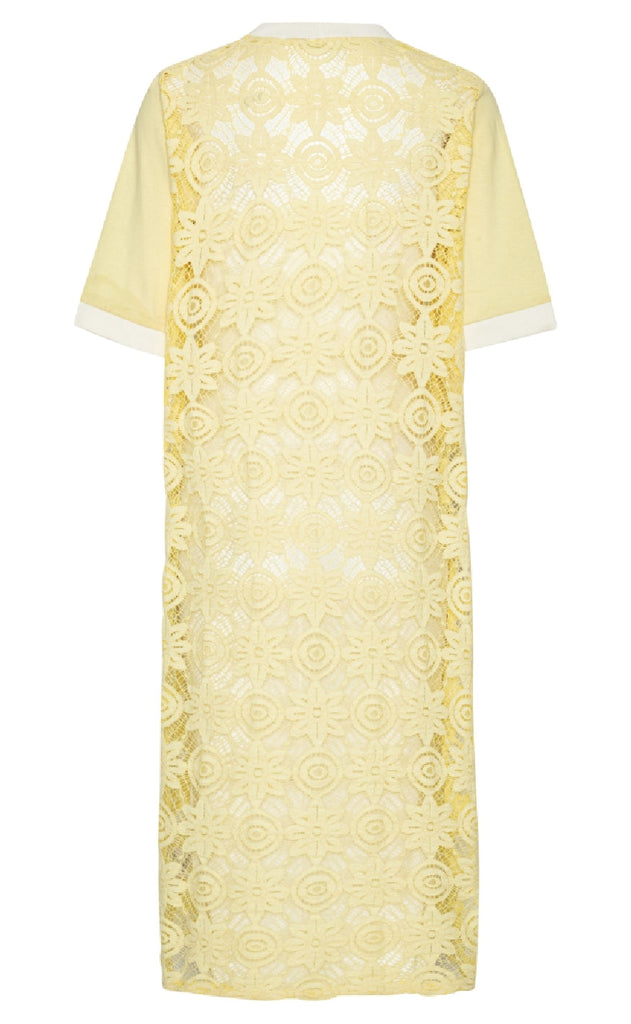 Continue Kjole - Conni Lace - Light Yellow