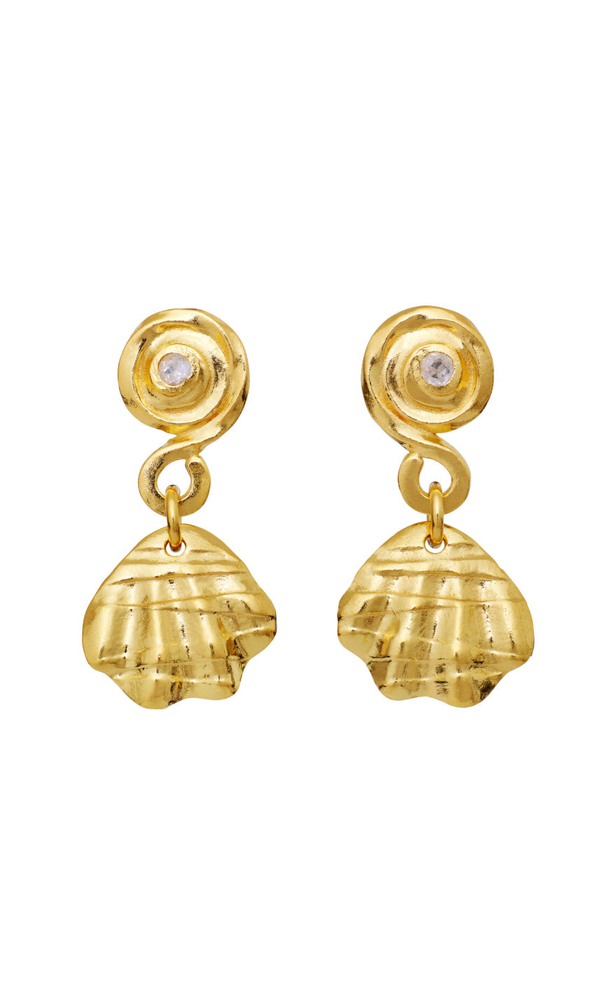 Maanesten Øreringer - Conca - Gold