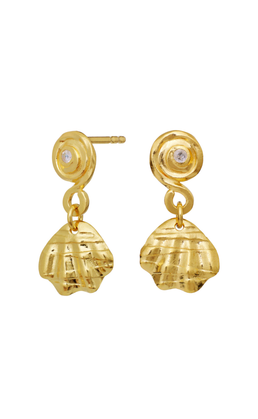 Maanesten Øreringer - Conca - Gold