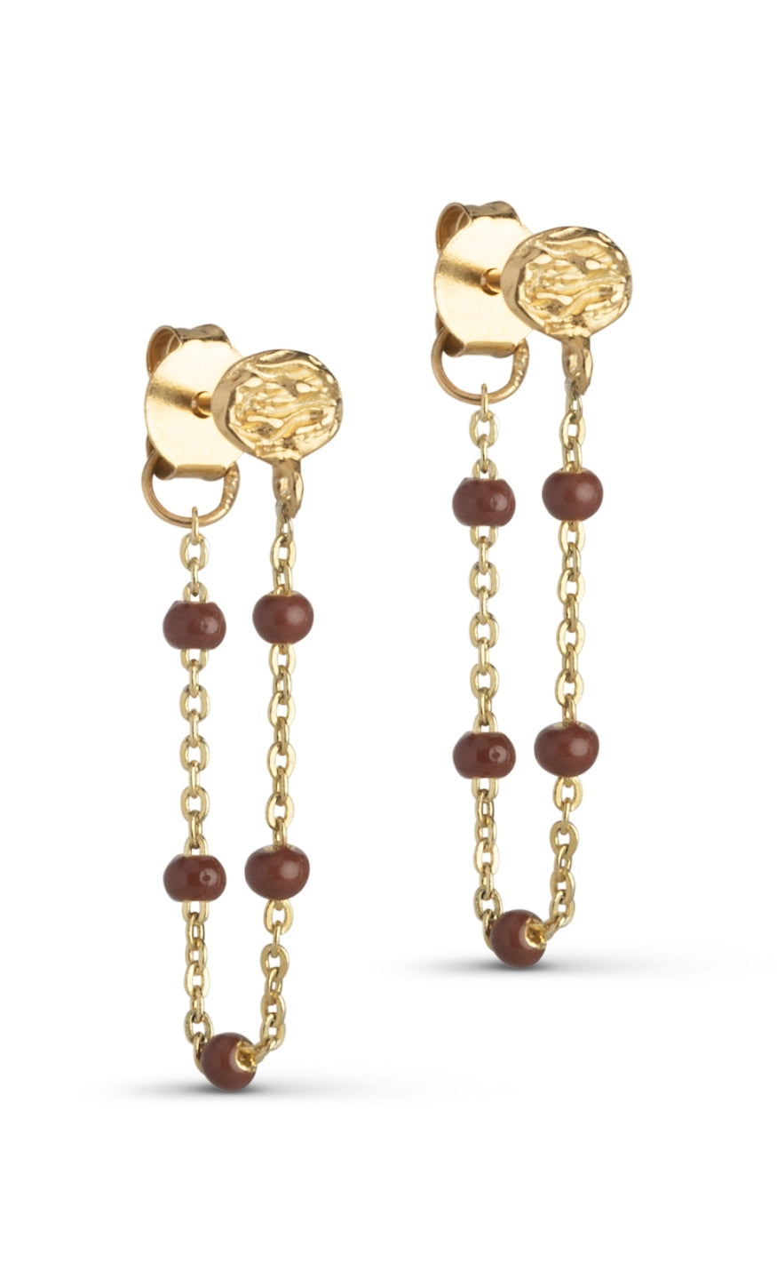 ENAMEL Copenhagen Øreringer - Lola - Copper