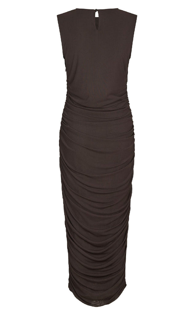 Neo Noir Kjole - Corilina - Brown