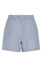 Pieces Shorts - Apia - Coronet Blue/Bright White